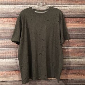 Mens Nike Size XL Gray Black Spotted T-shirt